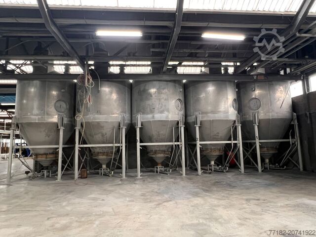 Silos for storage of plastics/ PVC AZO aluminium silo