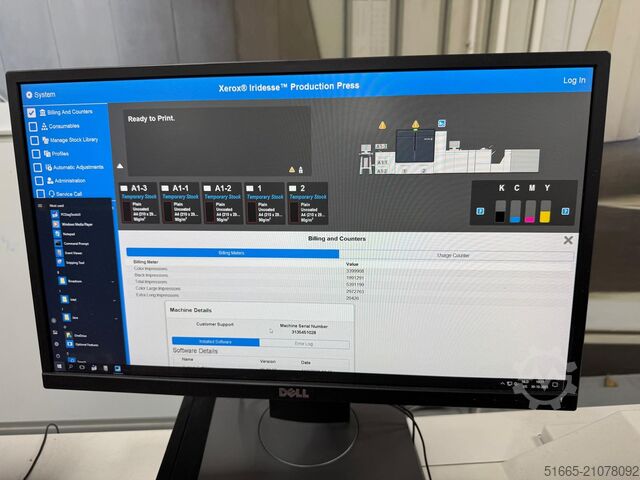 Digital printing press XEROX + FIERY Iridesse