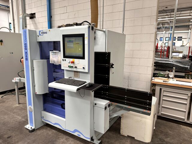 Throughfeed machining center WEEKE OPTIMAT BHX 055